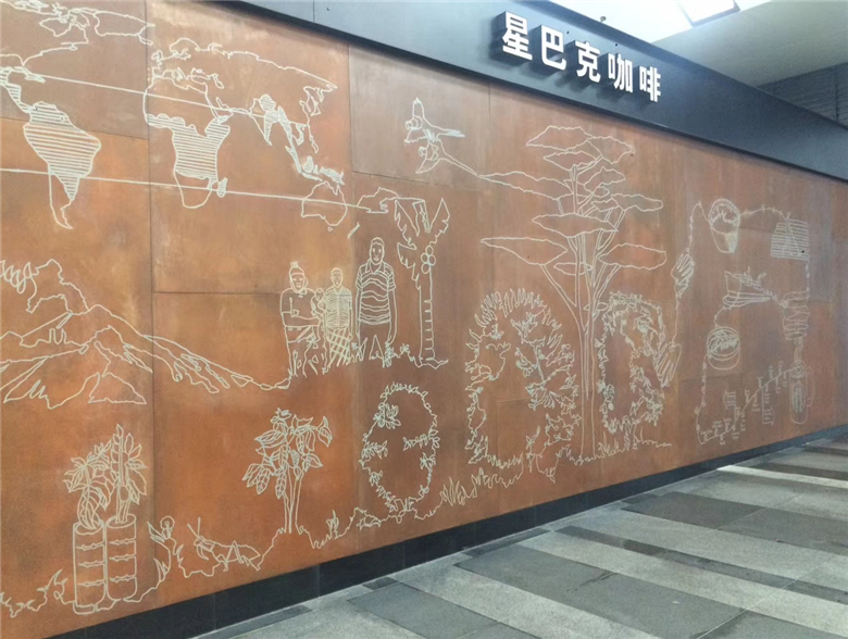 萧山耐候钢幕墙